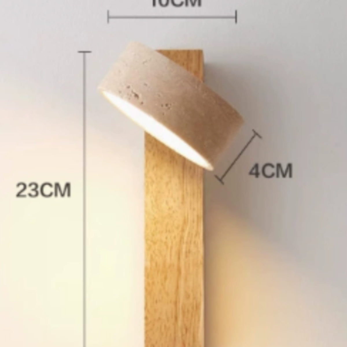 Modern Wood D4cm Wall Light 1-Light