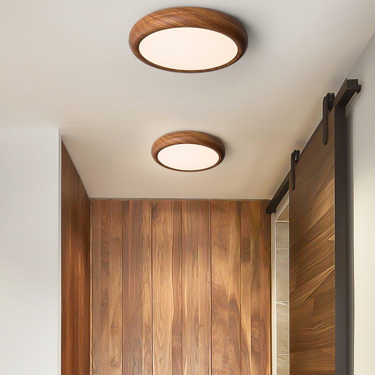 Scandinavian Iron Flush Ø30 Ceiling Light 1-Light