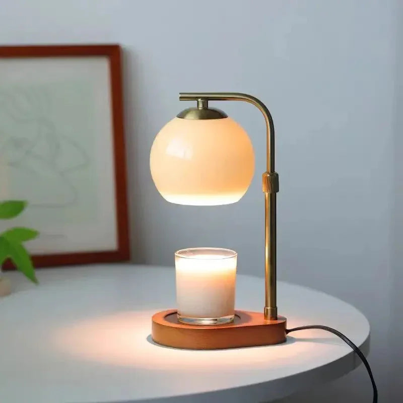 Modern Wood Table Lamp 1-Light