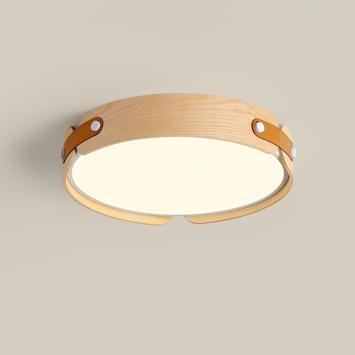 Scandinavian Iron Slim Low-Profile Ceiling Light 1-Light