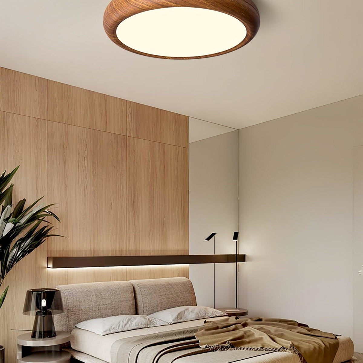 Scandinavian Iron Flush Ø30 Ceiling Light 1-Light