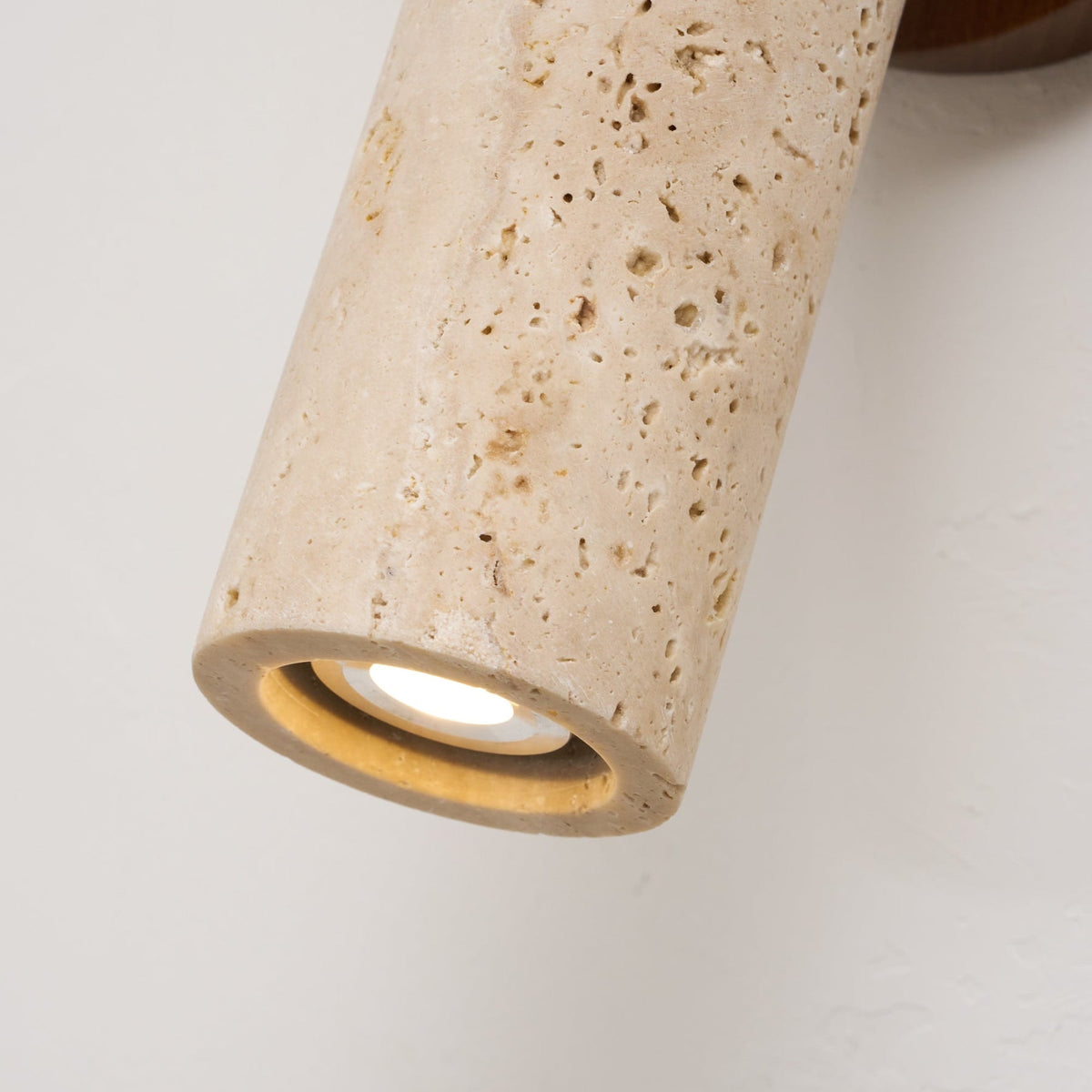 Modern Travertine Ø6.5 Wall Light 1-Light