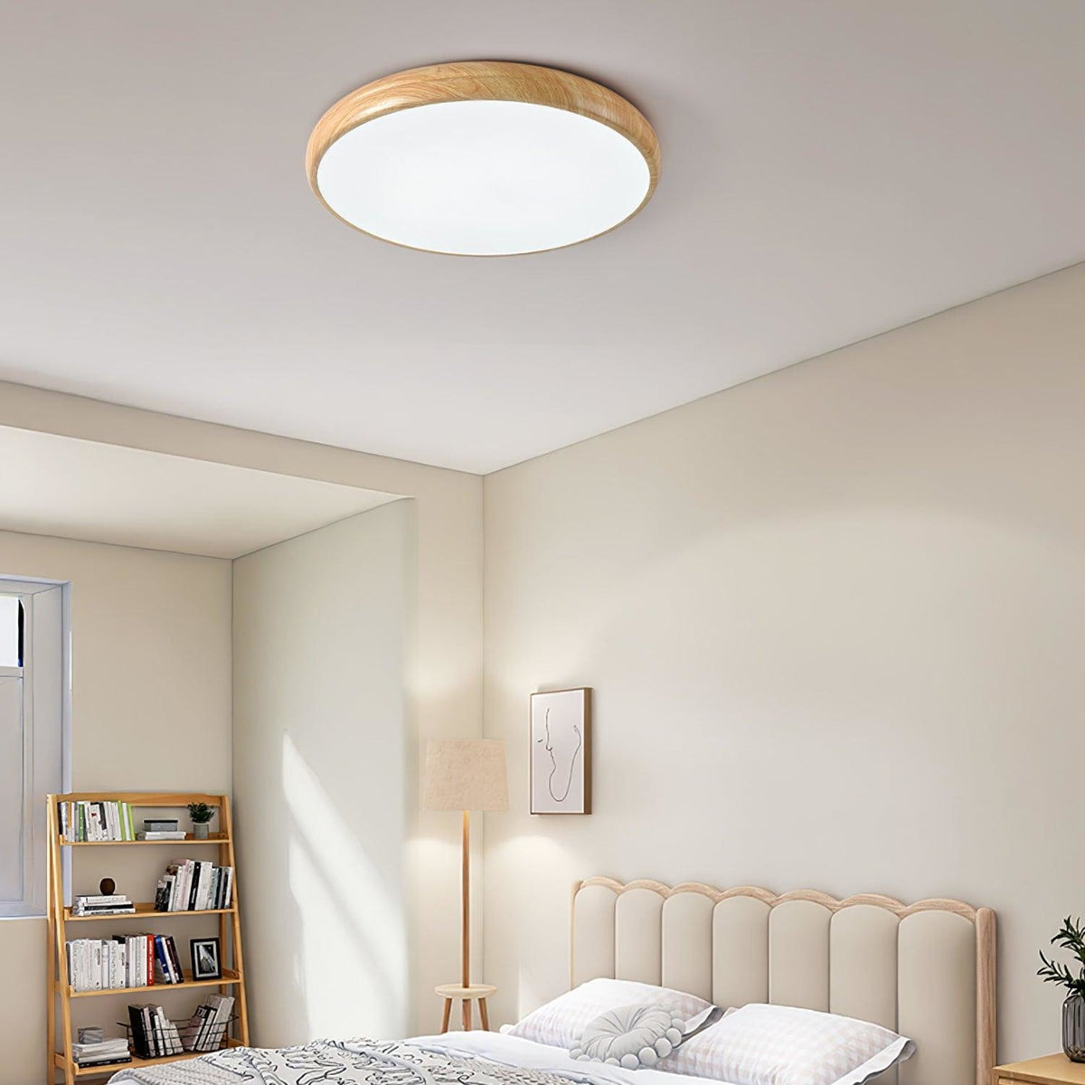 Scandinavian Iron Flush Ø30 Ceiling Light 1-Light