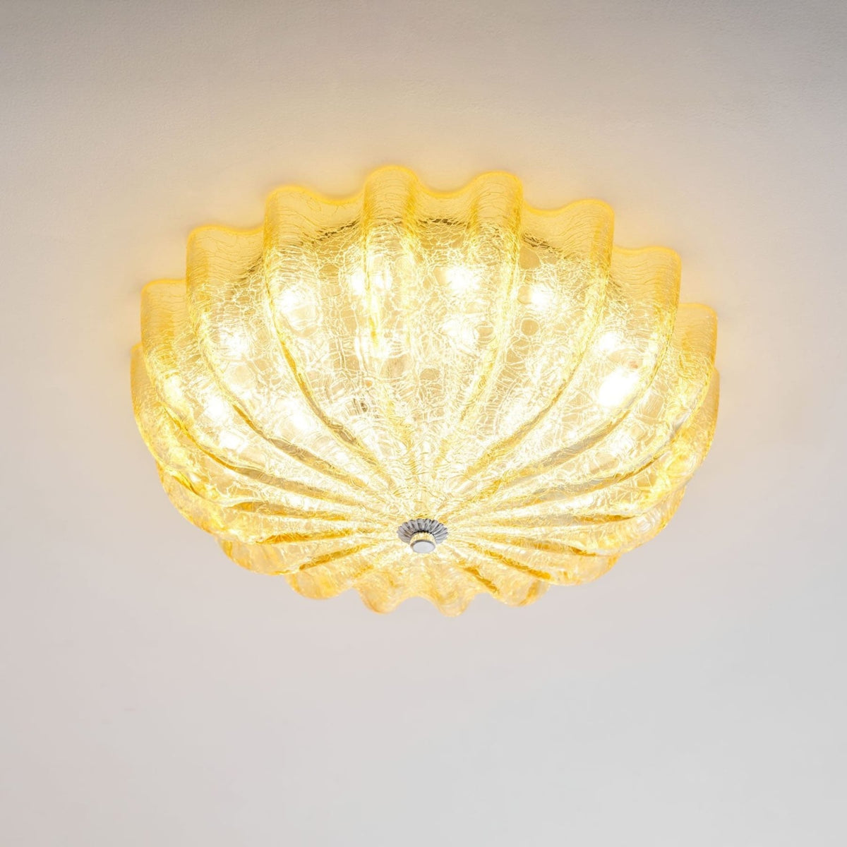 Vintage Iron Flush Ceiling Light 1-Light