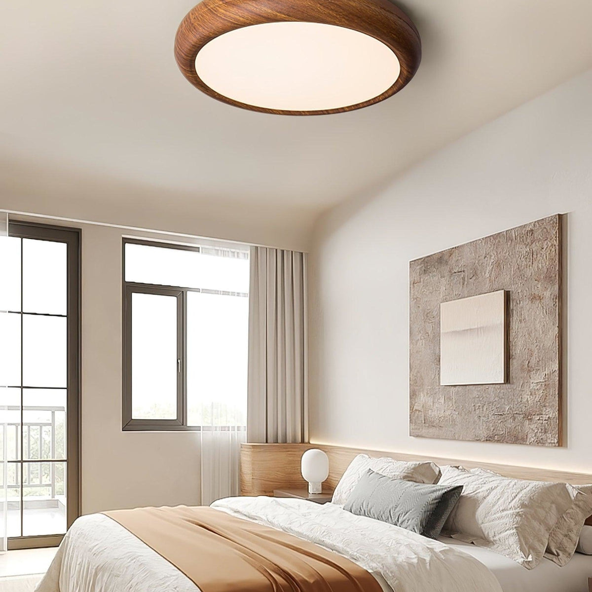 Scandinavian Iron Flush Ø30 Ceiling Light 1-Light