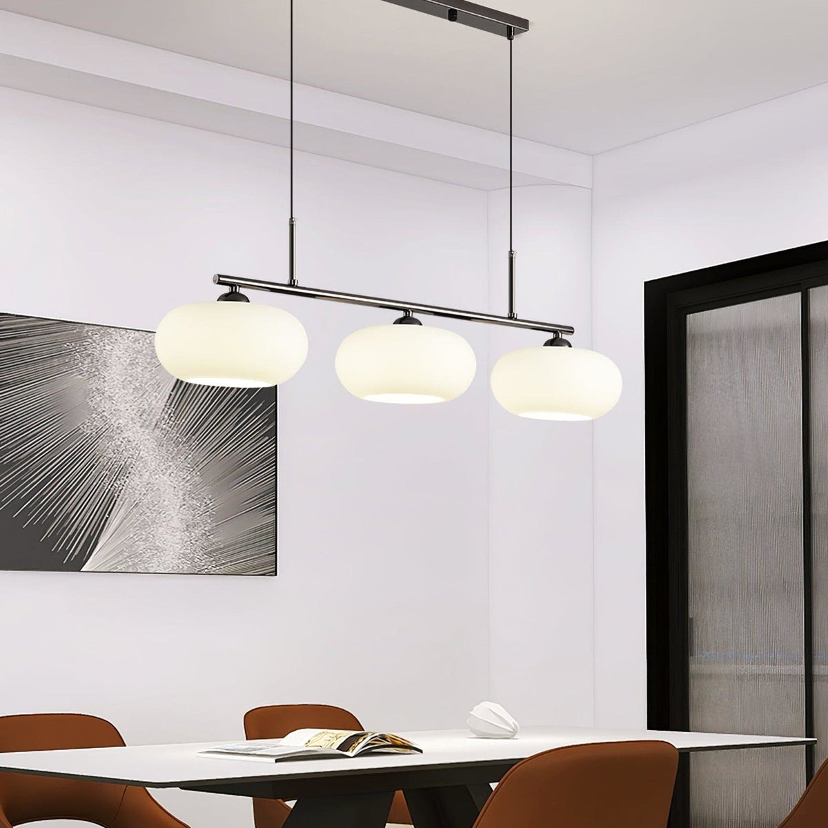 Modern Iron Tri-Colour Pendant Light 1-Light