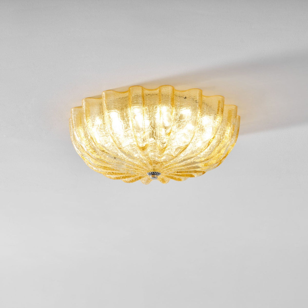 Vintage Iron Flush Ceiling Light 1-Light