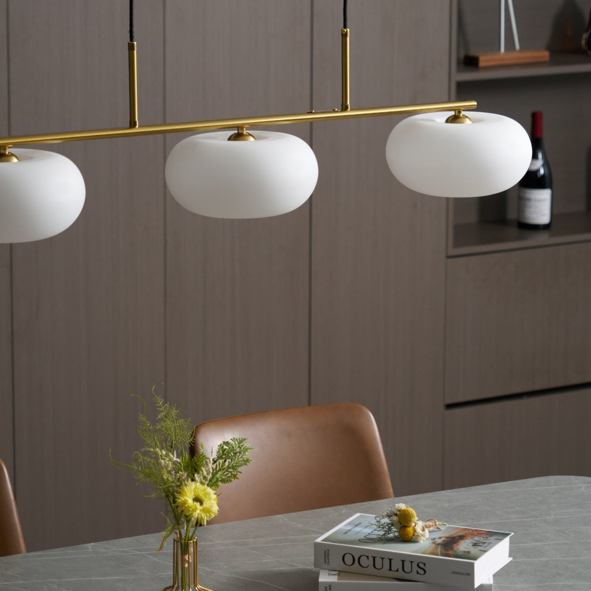 Modern Iron Tri-Colour Pendant Light 1-Light