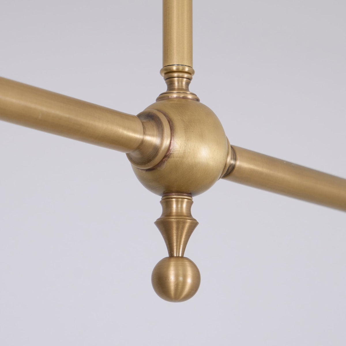 Modern Brass Ceramic Shades Pendant Light 2-Light