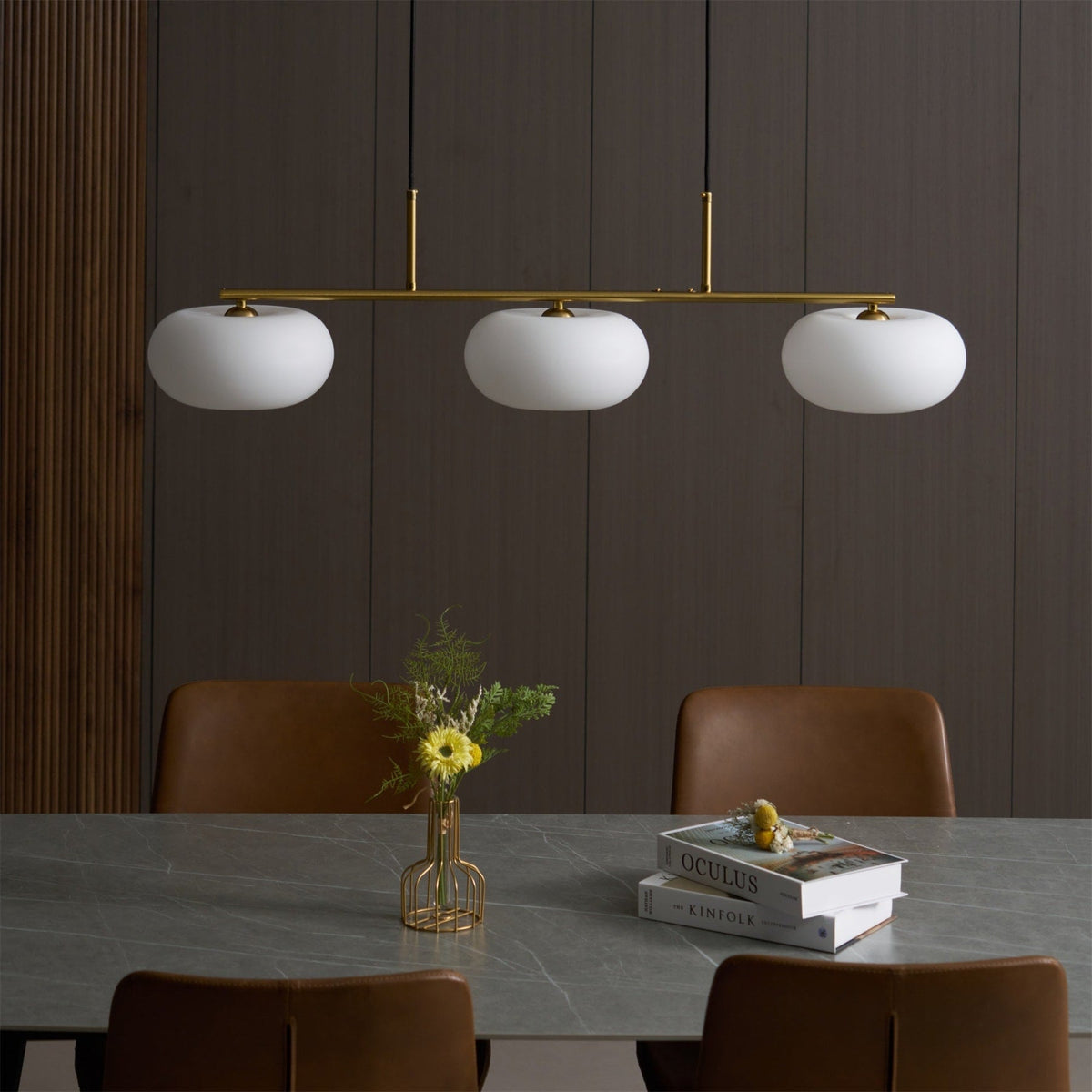 Modern Iron Tri-Colour Pendant Light 1-Light
