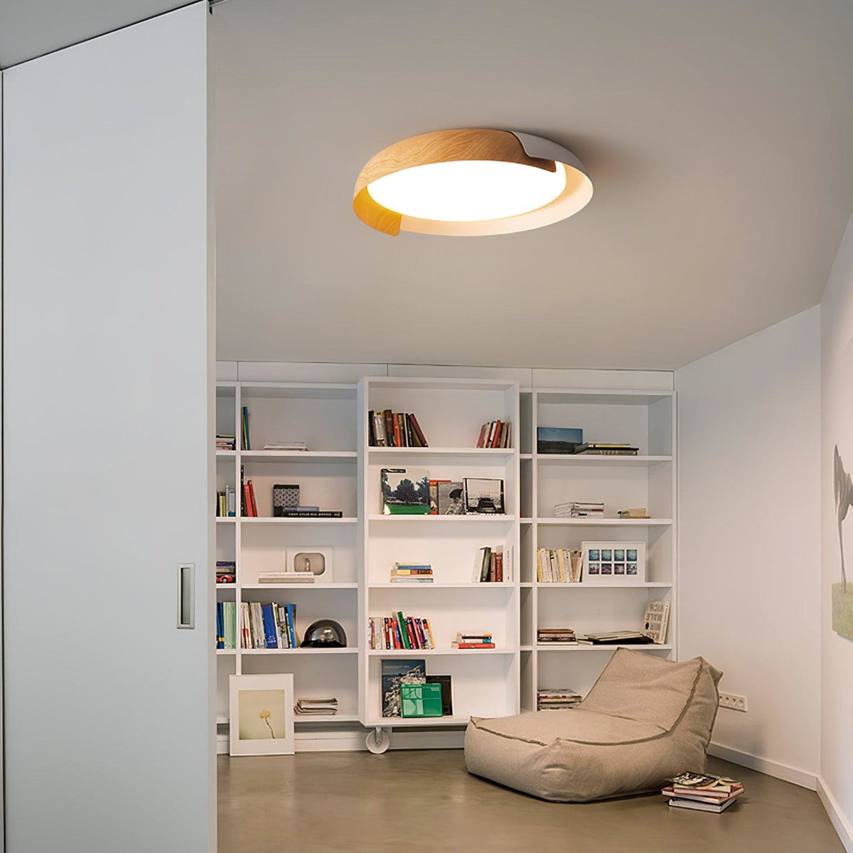 Modern Acrylic Flush Ø46 Ceiling Light 1-Light