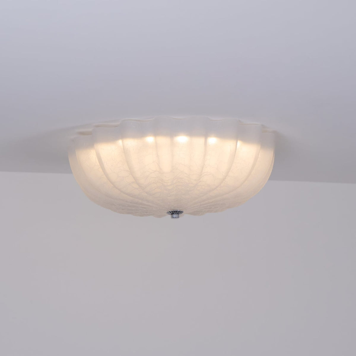 Vintage Iron Flush Ceiling Light 1-Light