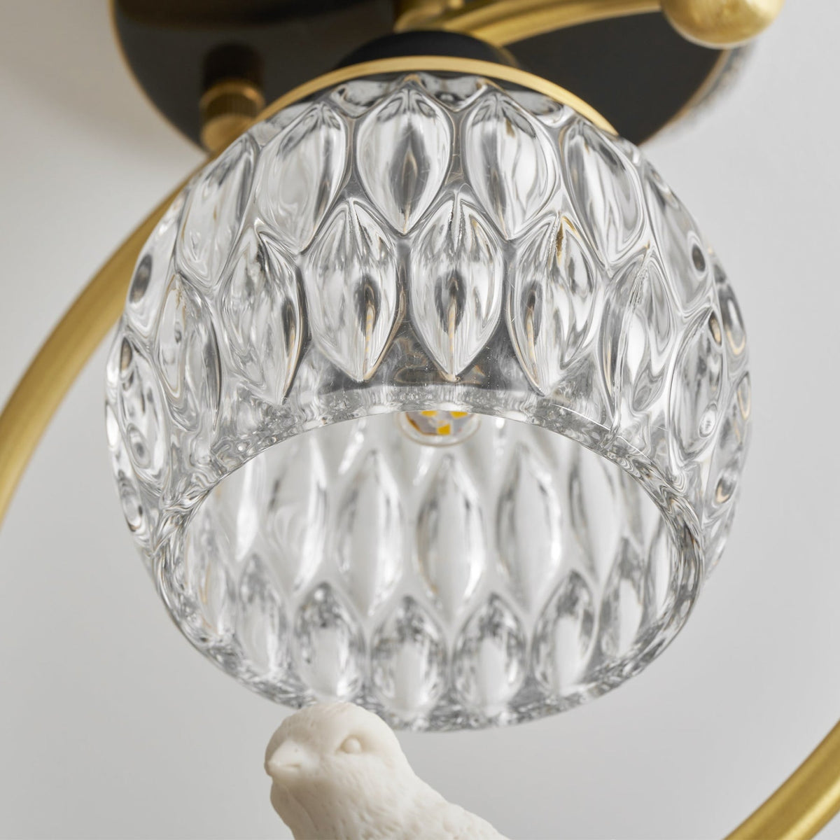 Modern Brass Solid Flush Ceiling Light 1-Light