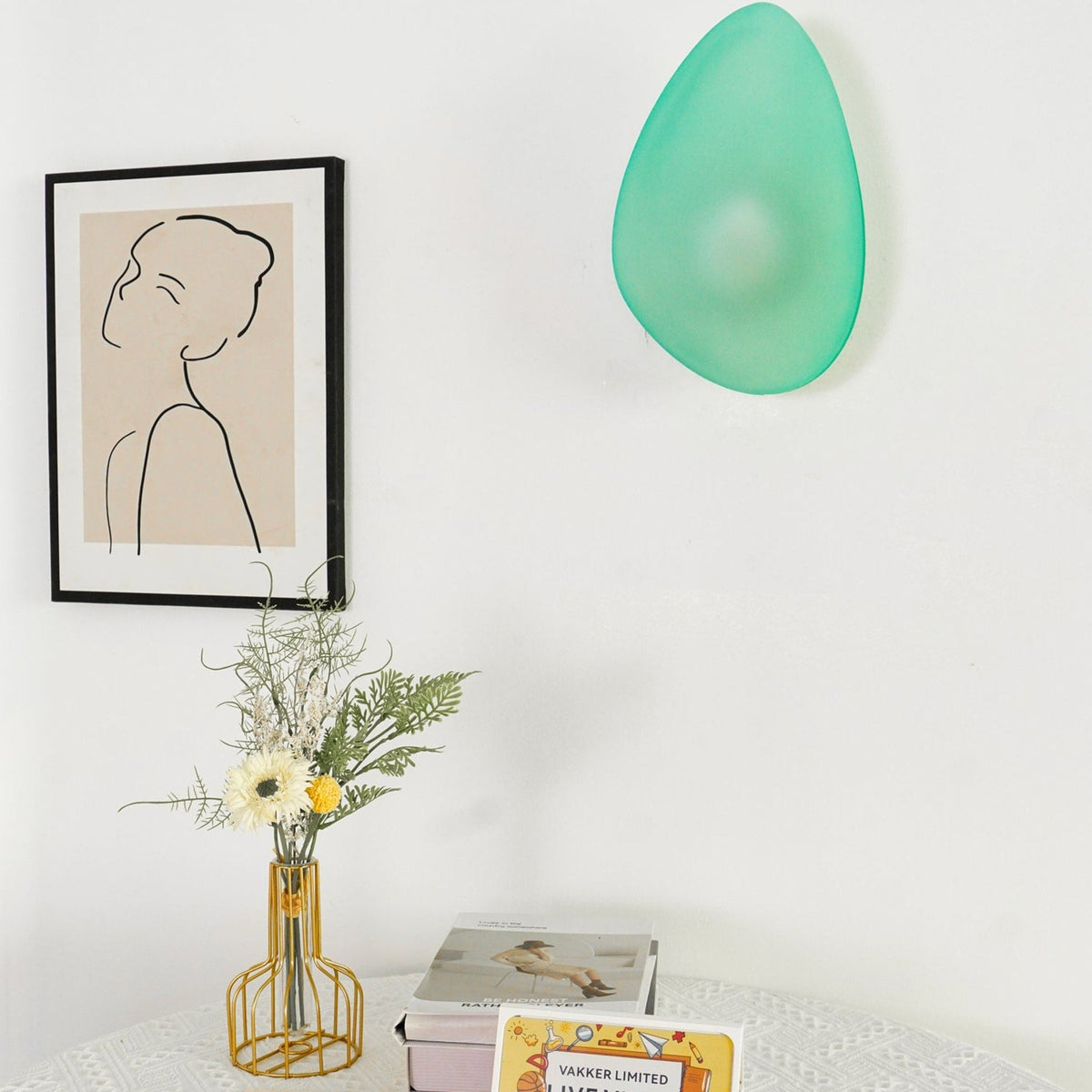 Modern Iron Shades Wall Light 1-Light