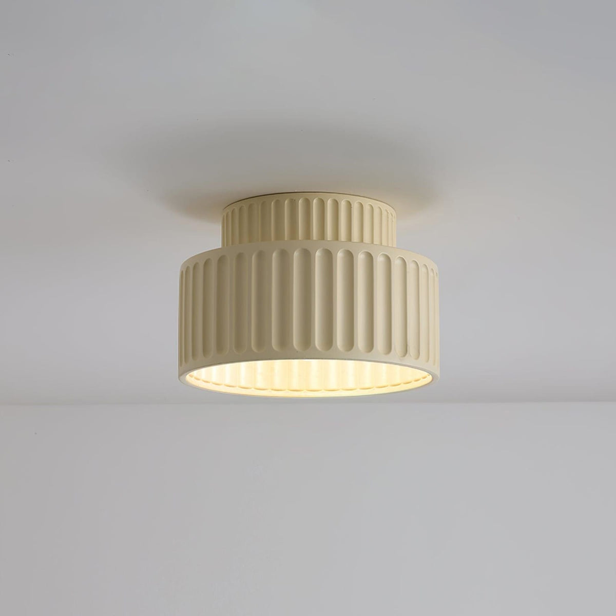 Modern Resin Semi-Flush Ceiling Light 1-Light