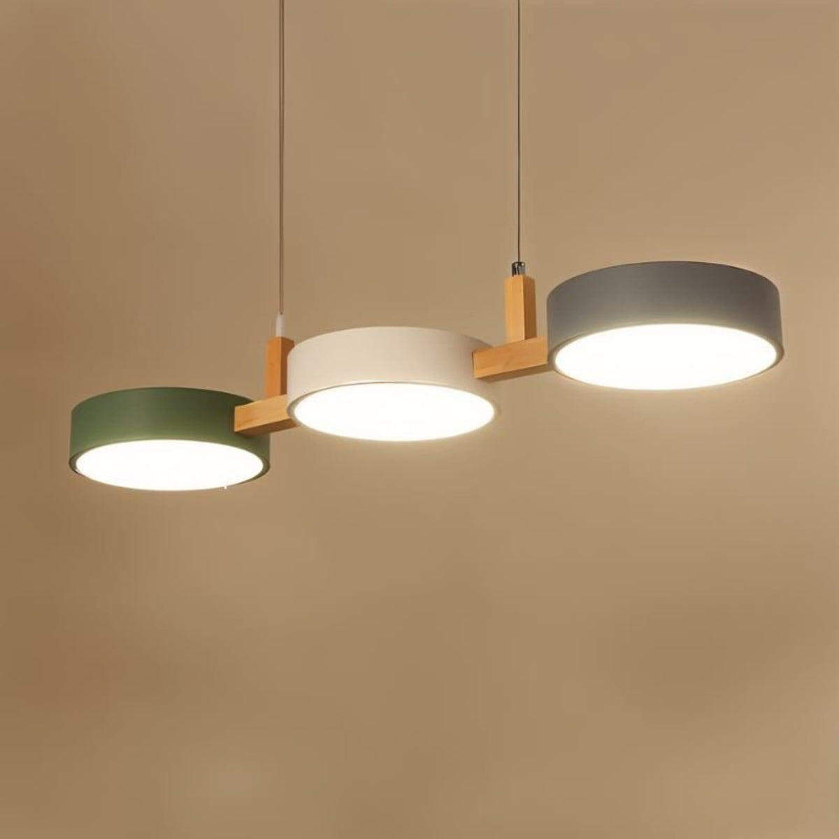 Modern Iron Linear Pendant Light 1-Light