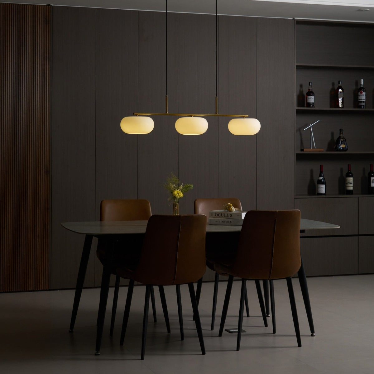 Modern Iron Tri-Colour Pendant Light 1-Light