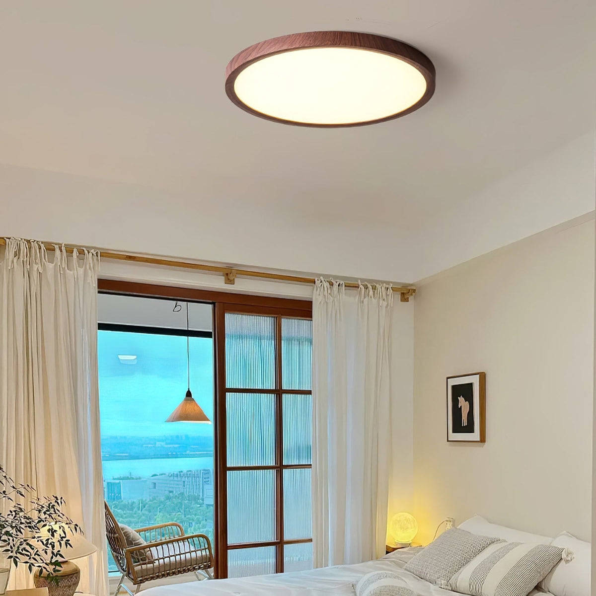Minimalist Abs Slim Profile Ceiling Light 1-Light