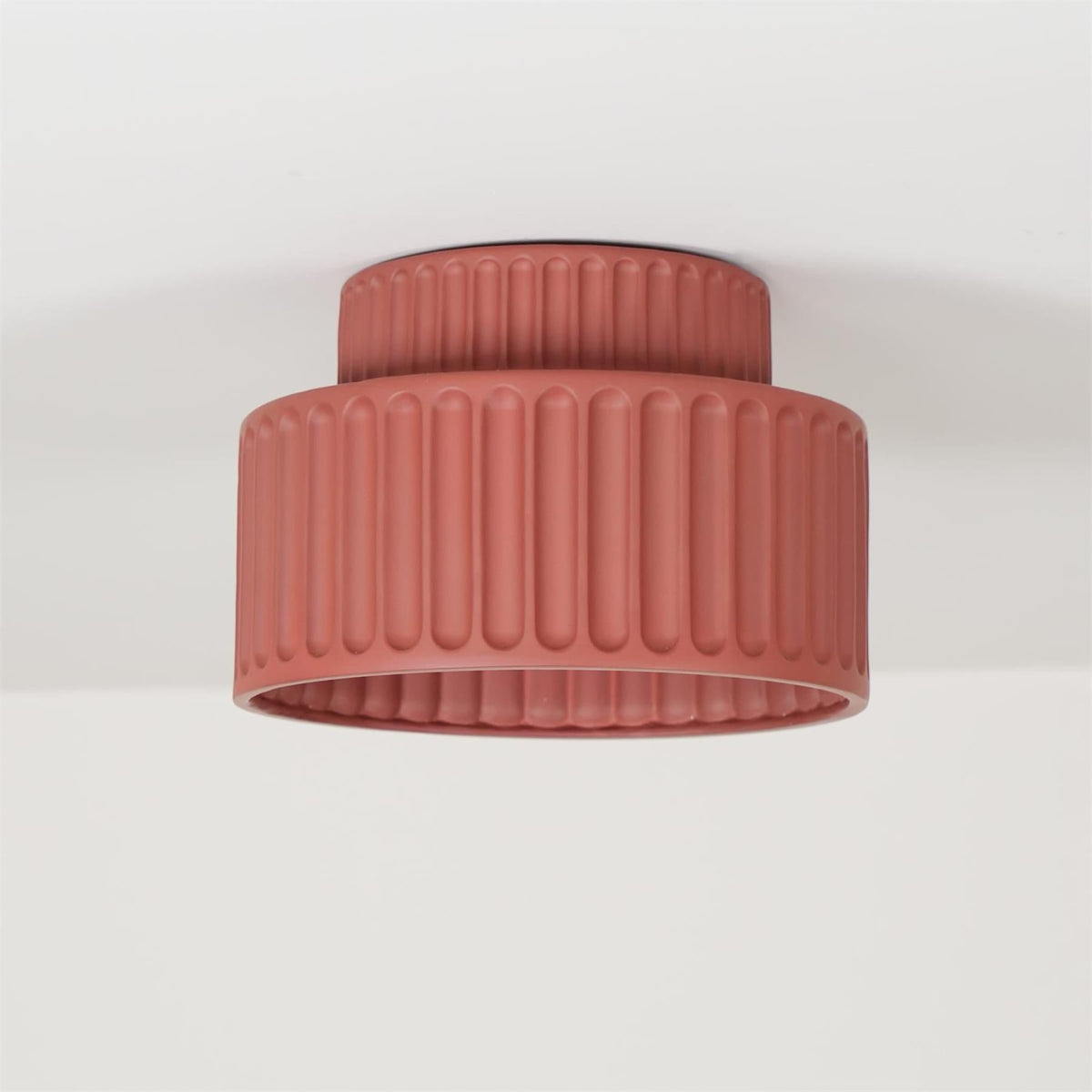 Modern Resin Semi-Flush Ceiling Light 1-Light