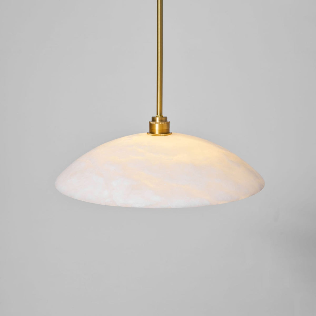 Modern Marble Copper Pendant Light 1-Light