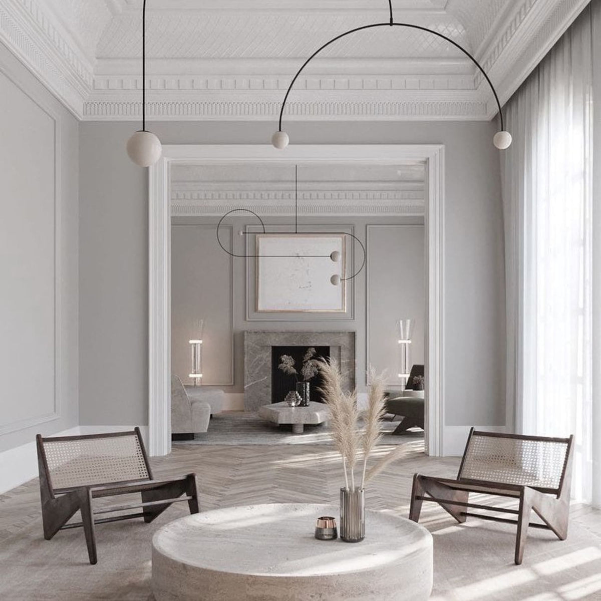 Modern Plastic Pendant Light 1-Light