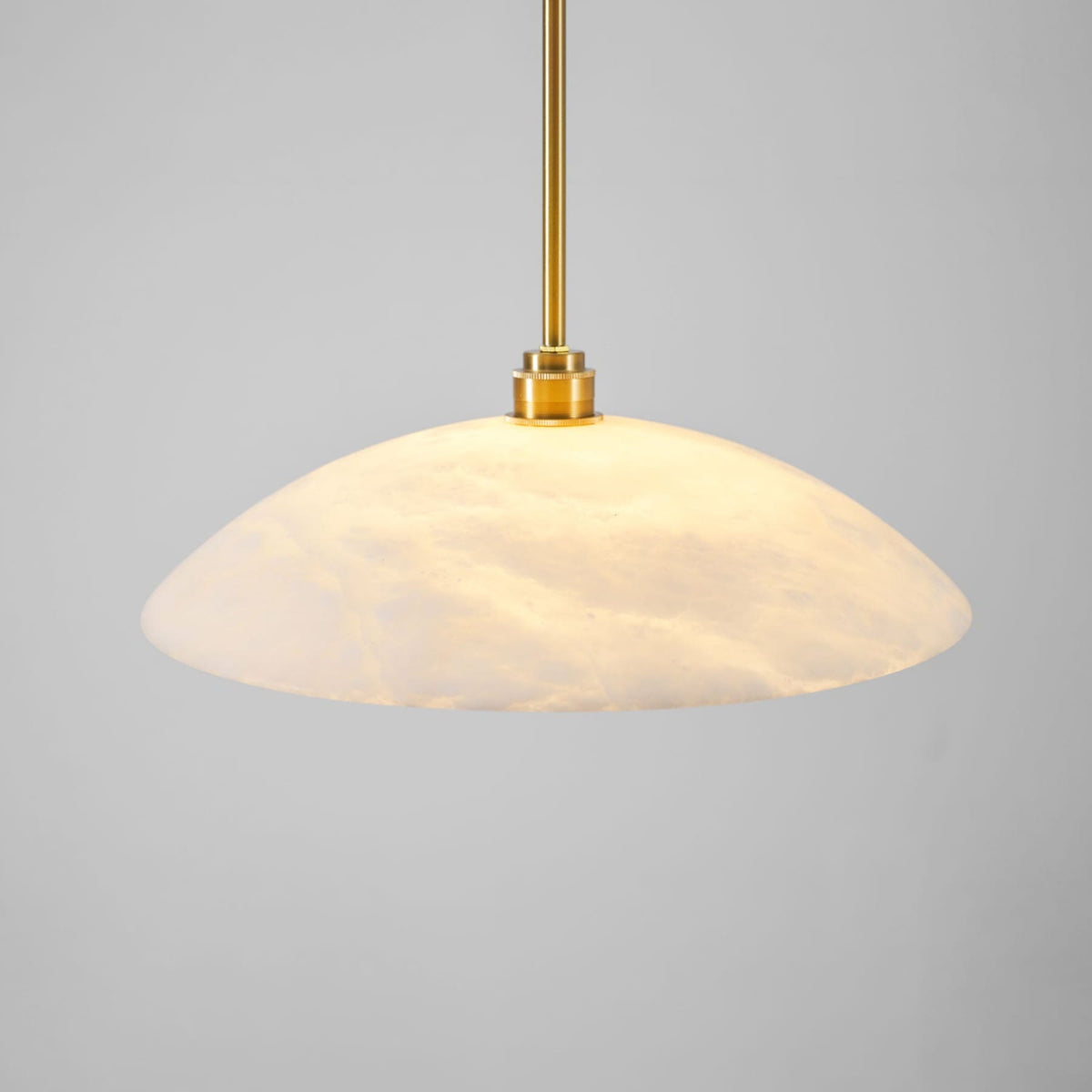 Modern Marble Copper Pendant Light 1-Light