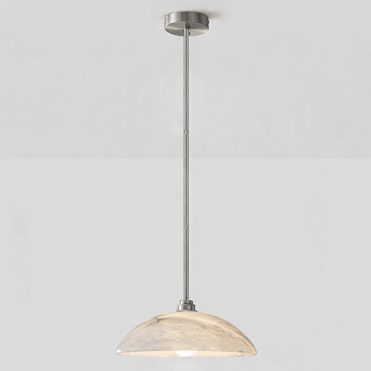 Modern Marble Copper Pendant Light 1-Light