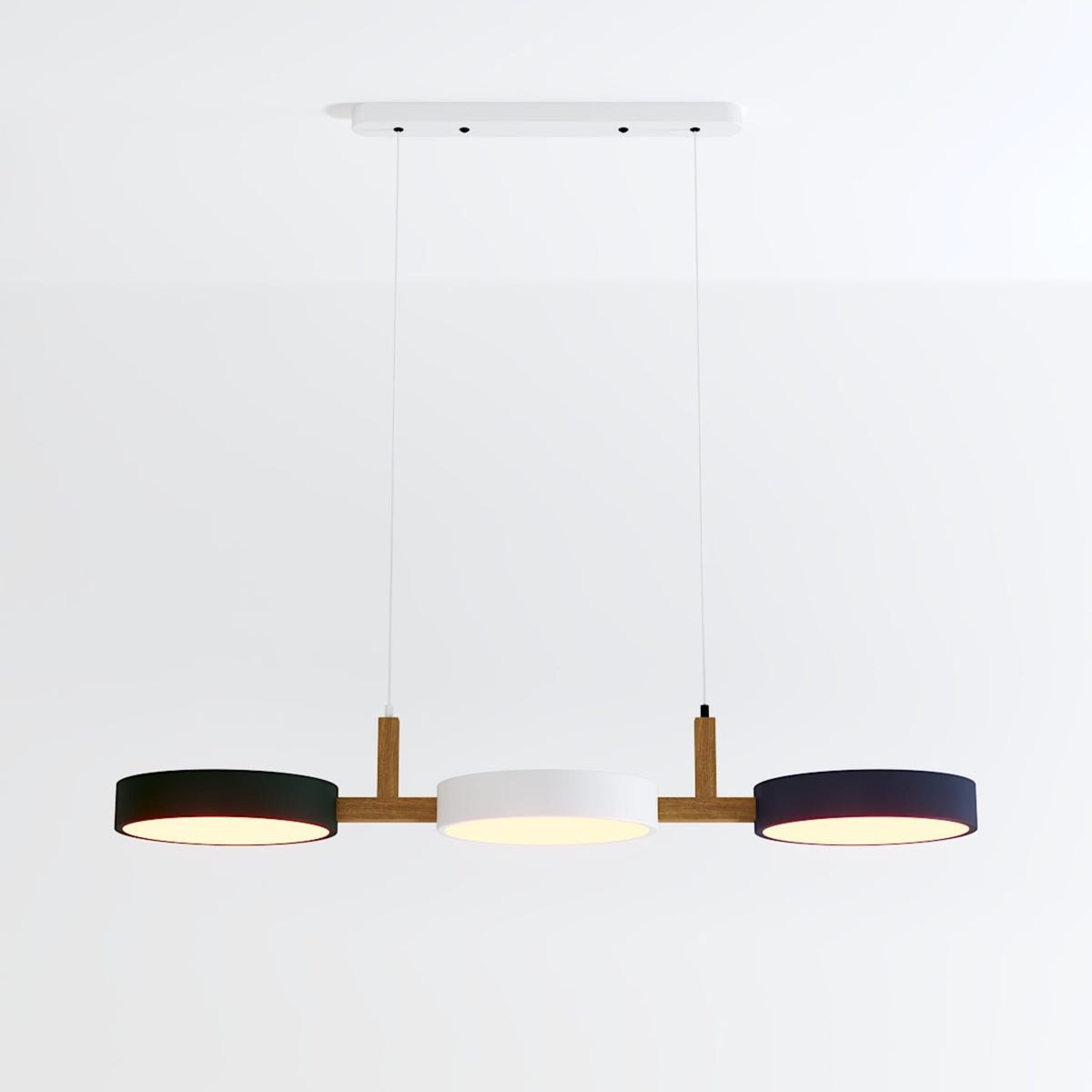 Modern Iron Linear Pendant Light 1-Light