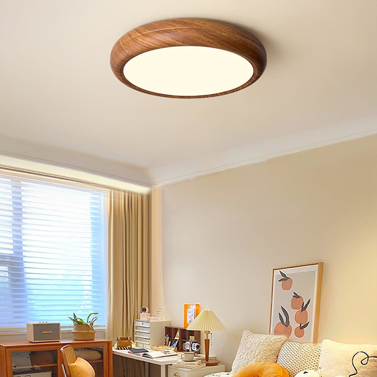 Scandinavian Iron Flush Ø30 Ceiling Light 1-Light