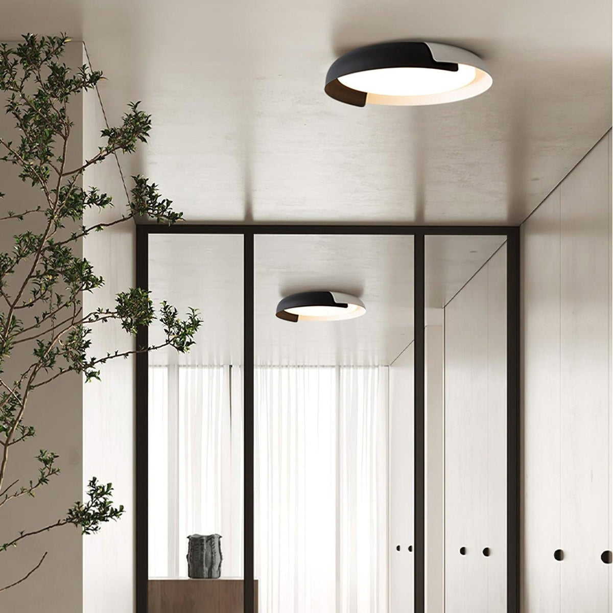 Modern Acrylic Flush Ø46 Ceiling Light 1-Light