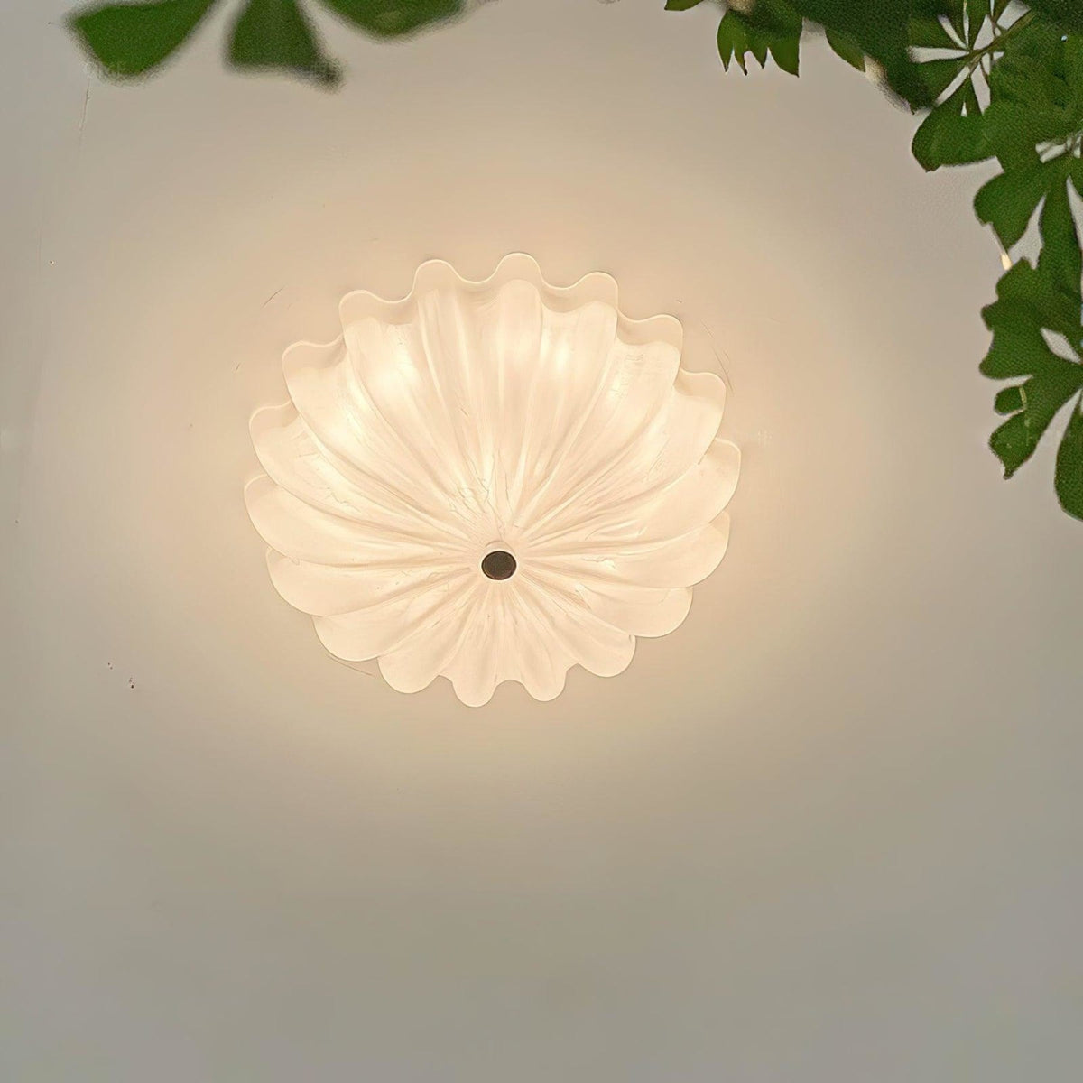 Vintage Iron Flush Ceiling Light 1-Light