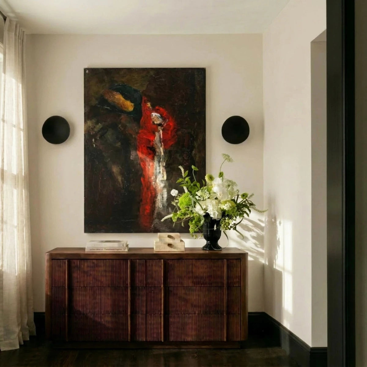 Modern Aluminium Round Wall Light 1-Light