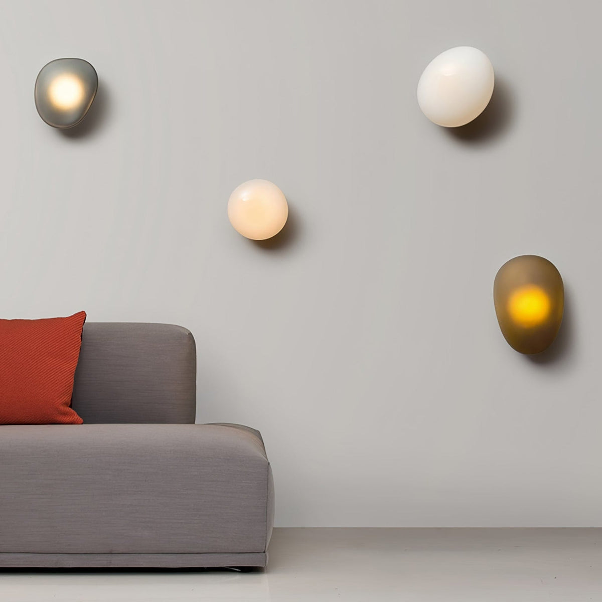 Modern Iron Shades Wall Light 1-Light