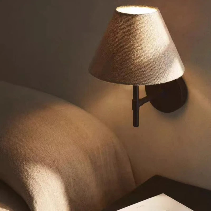 Modern Fabric Wall Light 1-Light
