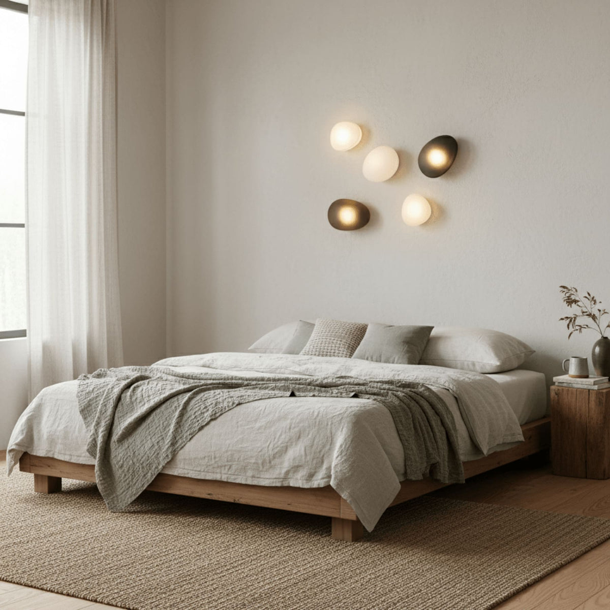 Modern Iron Shades Wall Light 1-Light