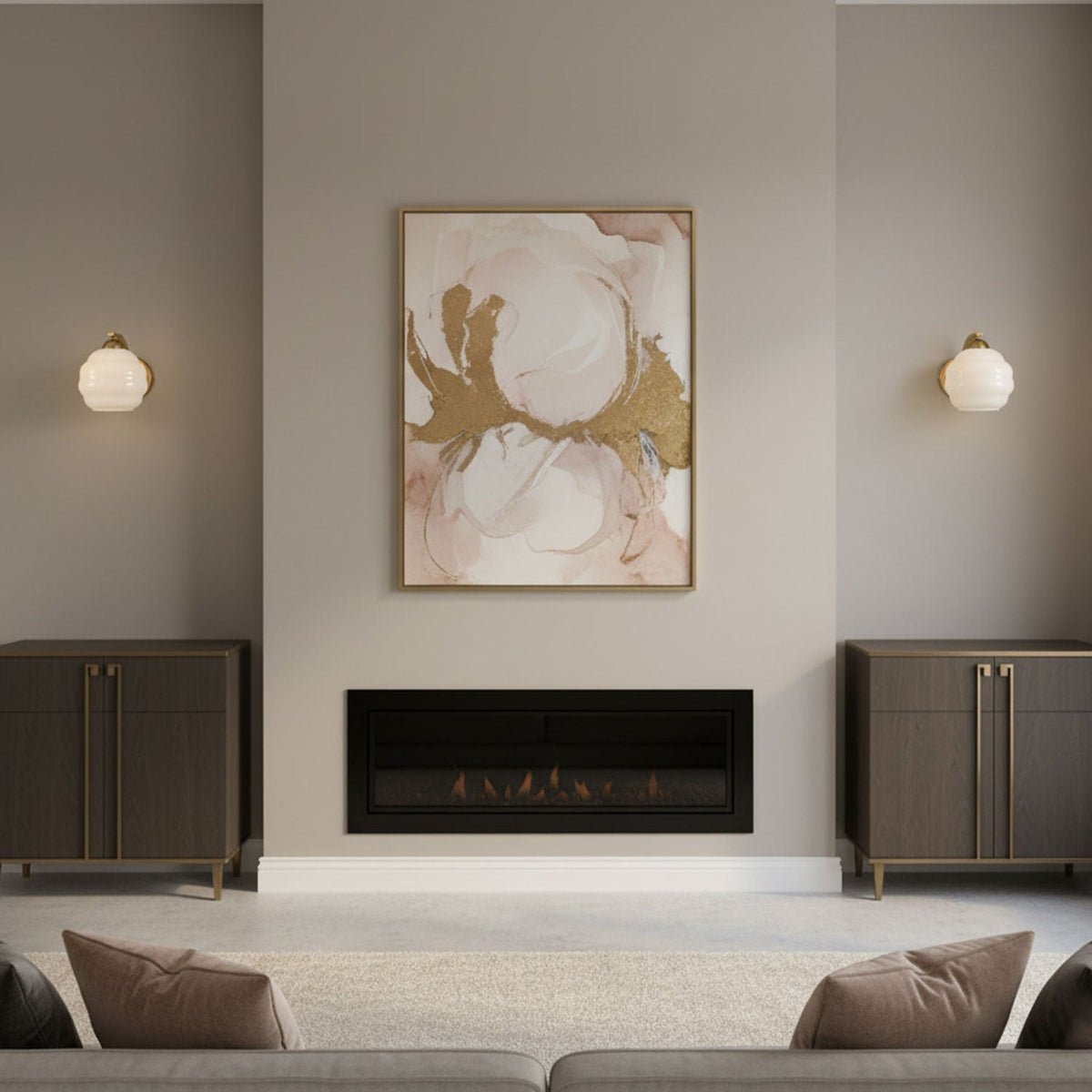 Modern Iron Ø15 Wall Light 1-Light