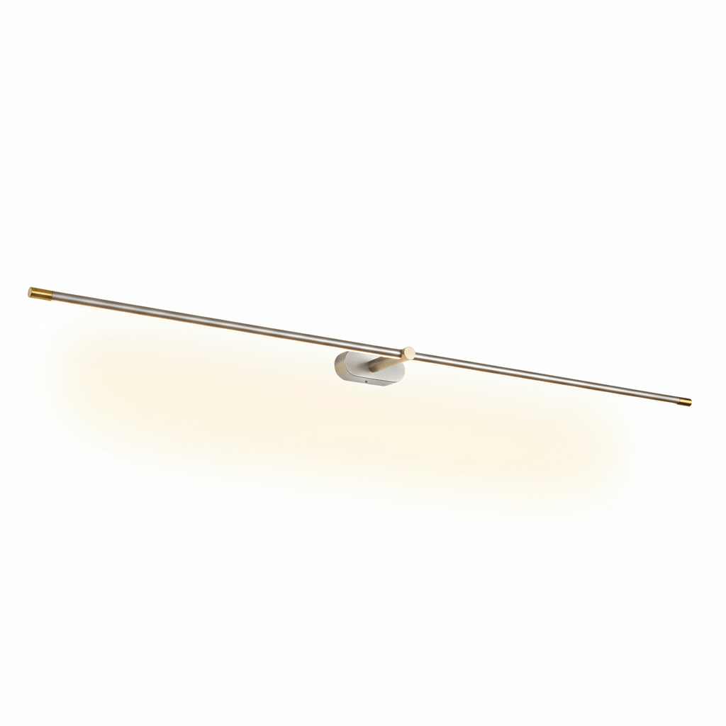 Minimalist Metal Linear Adjustable Wall Light 1-Light