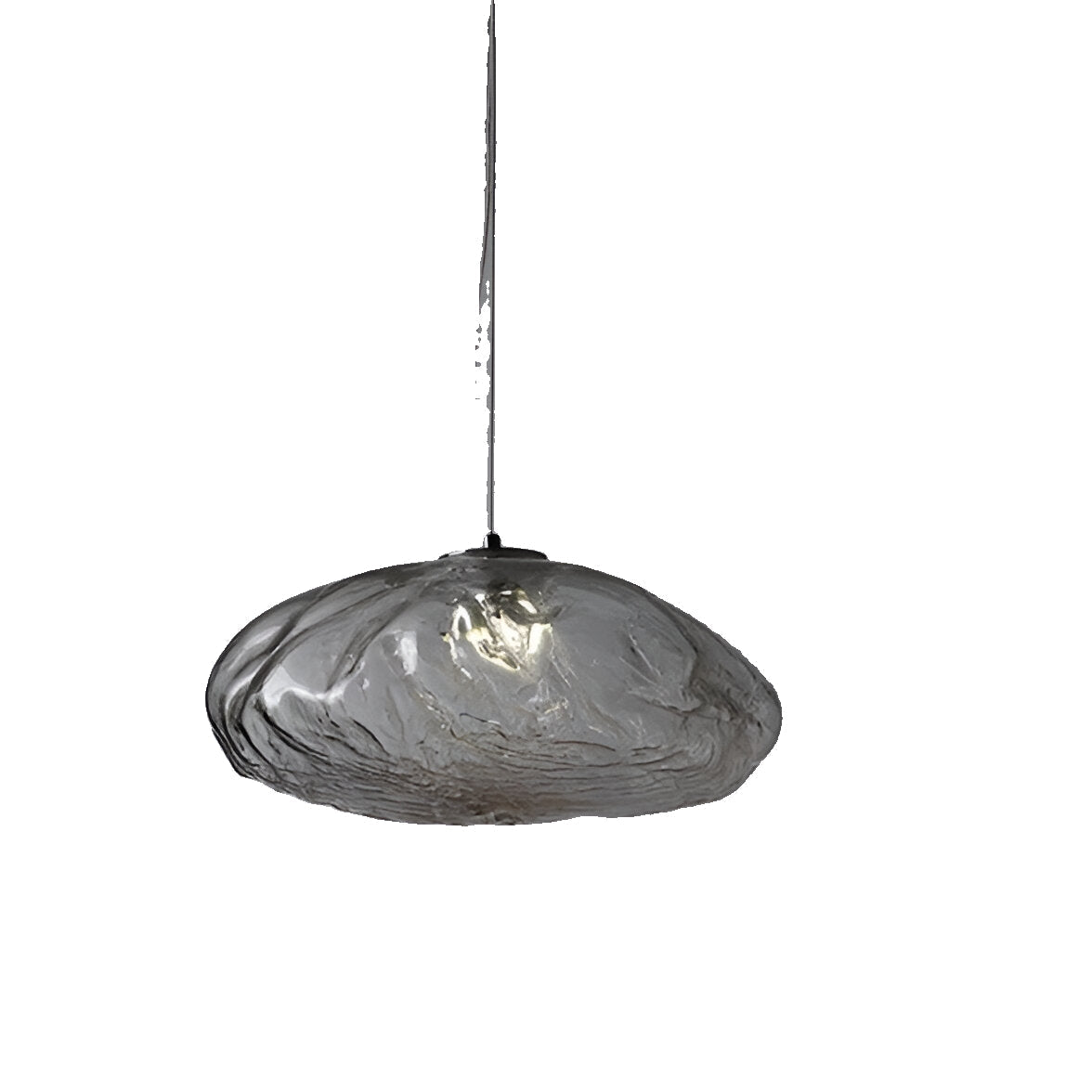 Minimalist Glass Adjustable Cable Pendant Light 1-Light