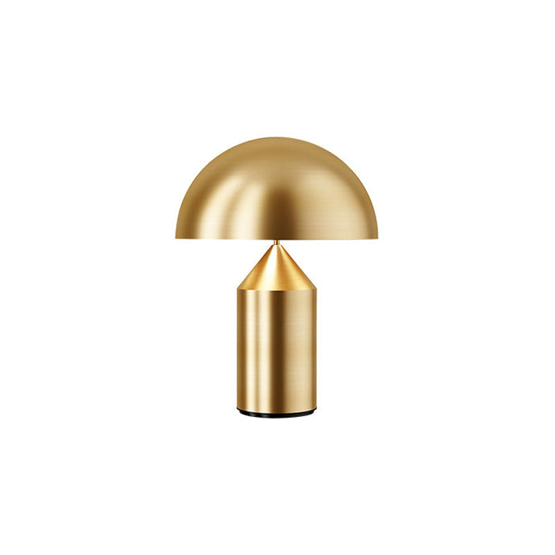 Contemporary Metal Sculptural Base Table Lamp 1-Light