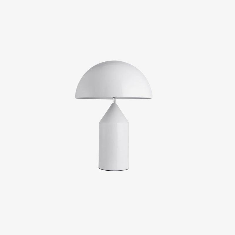 Contemporary Metal Sculptural Base Table Lamp 1-Light
