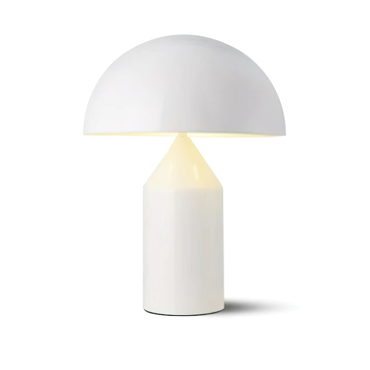 Contemporary Metal Sculptural Base Table Lamp 1-Light