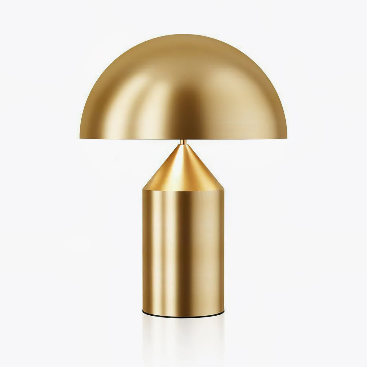 Contemporary Metal Sculptural Base Table Lamp 1-Light