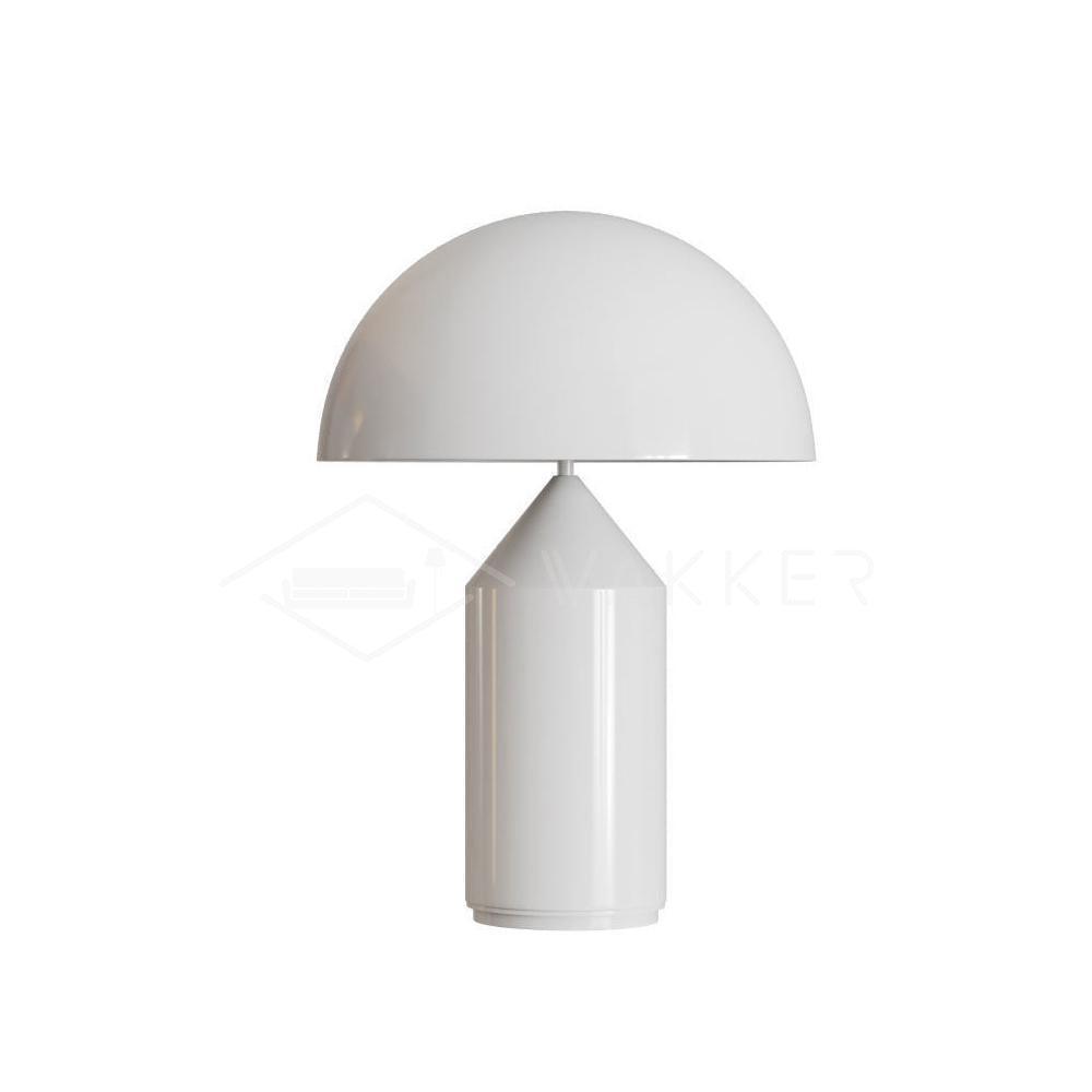 Contemporary Metal Sculptural Base Table Lamp 1-Light