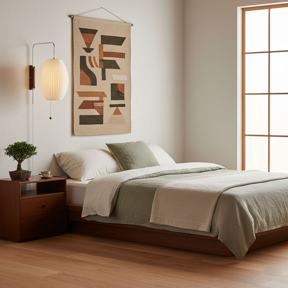Contemporary Polymer Pull Chain Wall Light 1-Light