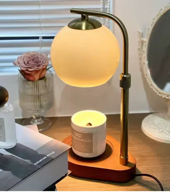 Modern Wood Table Lamp 1-Light