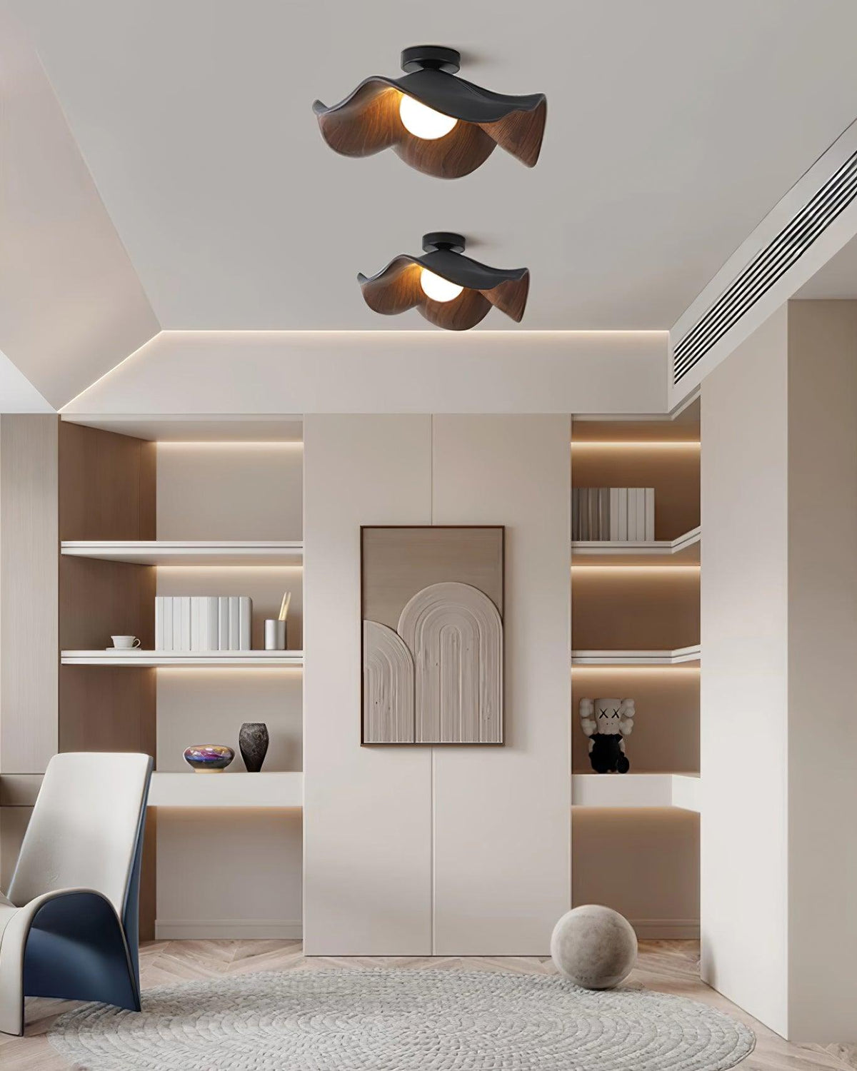 Contemporary Resin Globe Diffuser Ceiling Light 1-Light