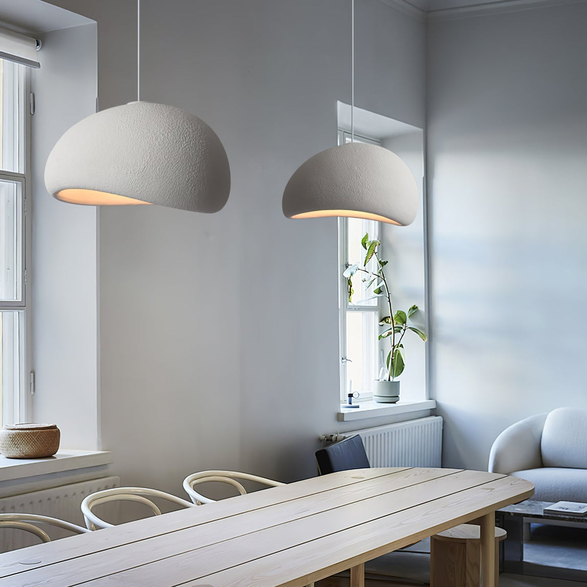 Contemporary Minimalist Dome LED Pendant Light 1-Light