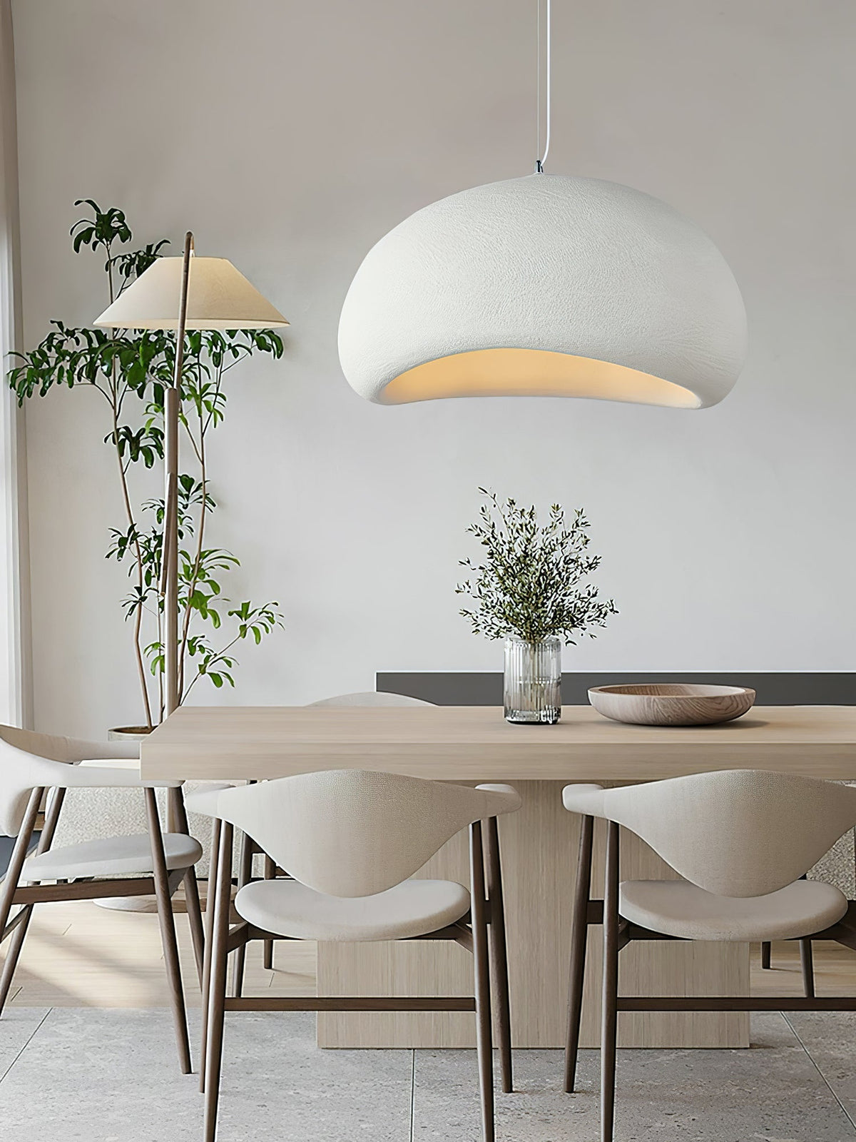Contemporary Minimalist Dome LED Pendant Light 1-Light