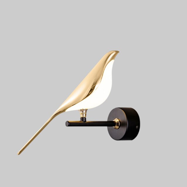 Contemporary Bird Wall Sconce LED Light