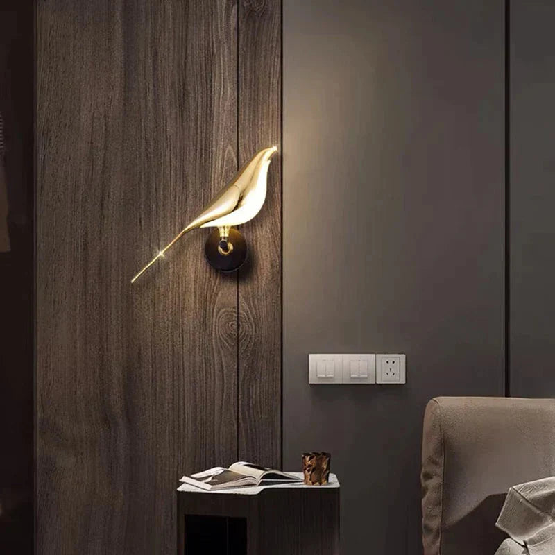 Contemporary Bird Wall Sconce LED Light